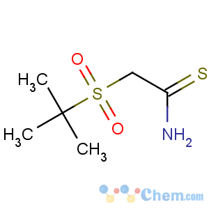 CAS No:175277-31-3 2-tert-butylsulfonylethanethioamide