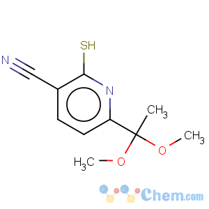 CAS No:175277-41-5 3-Pyridinecarbonitrile,6-(1,1-dimethoxyethyl)-1,2-dihydro-2-thioxo-