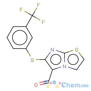 CAS No:175277-56-2 Imidazo[2,1-b]thiazole-5-carboxaldehyde,6-[[3-(trifluoromethyl)phenyl]thio]-