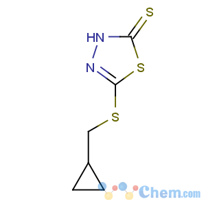 CAS No:175277-92-6 5-(cyclopropylmethylsulfanyl)-3H-1,3,4-thiadiazole-2-thione