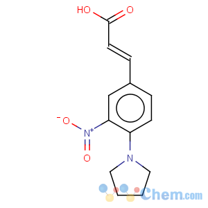 CAS No:175278-41-8 2-Propenoic acid,3-[3-nitro-4-(1-pyrrolidinyl)phenyl]-