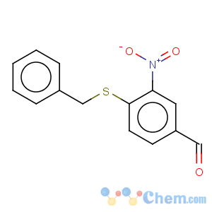 CAS No:175278-44-1 Benzaldehyde,3-nitro-4-[(phenylmethyl)thio]-