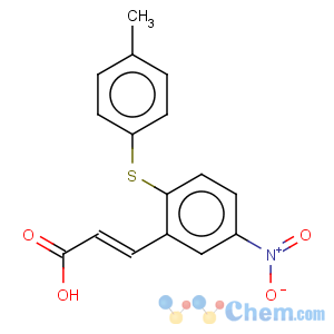 CAS No:175278-45-2 2-Propenoic acid,3-[2-[(4-methylphenyl)thio]-5-nitrophenyl]-