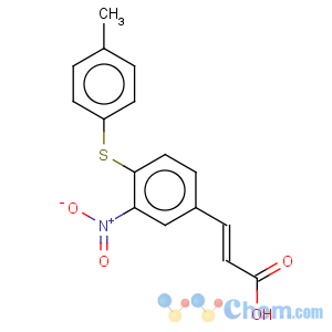 CAS No:175278-50-9 2-Propenoic acid,3-[4-[(4-methylphenyl)thio]-3-nitrophenyl]-