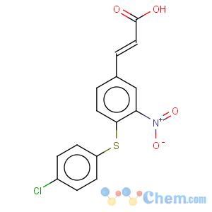 CAS No:175278-52-1 2-Propenoic acid,3-[4-[(4-chlorophenyl)thio]-3-nitrophenyl]-