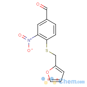 CAS No:175278-53-2 4-(furan-2-ylmethylsulfanyl)-3-nitrobenzaldehyde