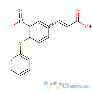 CAS No:175278-56-5 3-(3-nitro-4-pyridin-2-ylsulfanylphenyl)prop-2-enoic acid