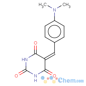 CAS No:1753-47-5 2,4,6(1H,3H,5H)-Pyrimidinetrione,5-[[4-(dimethylamino)phenyl]methylene]-