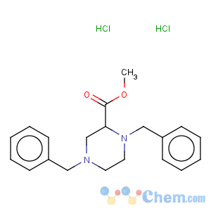 CAS No:17532-21-7 2-Piperazinecarboxylicacid, 1,4-bis(phenylmethyl)-, methyl ester, hydrochloride (1:2)