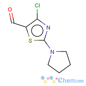 CAS No:175543-06-3 5-Thiazolecarboxaldehyde,4-chloro-2-(1-pyrrolidinyl)-