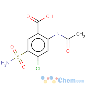 CAS No:17560-54-2 Benzoic acid,2-(acetylamino)-5-(aminosulfonyl)-4-chloro-
