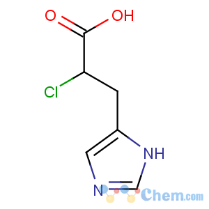 CAS No:17561-26-1 (2S)-2-chloro-3-(1H-imidazol-5-yl)propanoic acid
