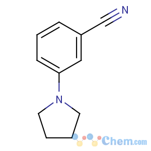 CAS No:175696-73-8 3-pyrrolidin-1-ylbenzonitrile
