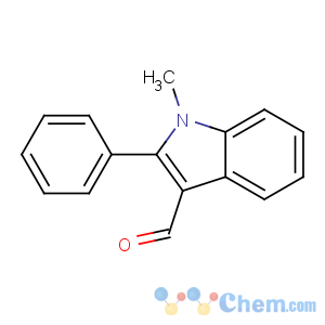 CAS No:1757-72-8 1-methyl-2-phenylindole-3-carbaldehyde
