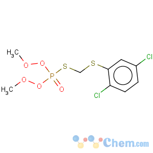 CAS No:17578-36-8 Phosphorothioic acid,S-[[(2,5-dichlorophenyl)thio]methyl] O,O-dimethyl ester
