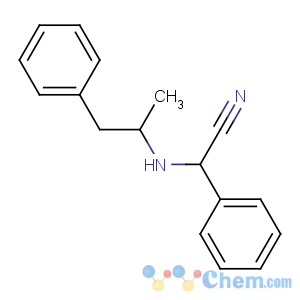 CAS No:17590-01-1 2-phenyl-2-(1-phenylpropan-2-ylamino)acetonitrile
