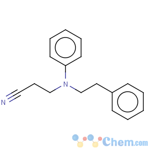 CAS No:17601-74-0 Propanenitrile,3-[phenyl(2-phenylethyl)amino]-