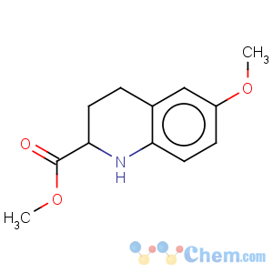 CAS No:176641-35-3 2-Quinolinecarboxylicacid, 1,2,3,4-tetrahydro-6-methoxy-, methyl ester