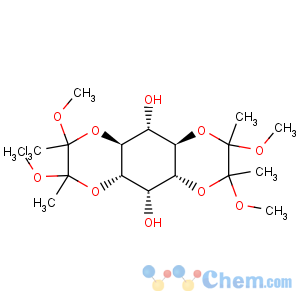 CAS No:176798-27-9 D-myo-Inositol,3,4-O-[(1R,2R)-1,2-dimethoxy-1,2-dimethyl-1,2-ethanediyl]-1,6-O-[(1S,2S)-1,2-dimethoxy-1,2-dimethyl-1,2-ethanediyl]-,rel- (9CI)