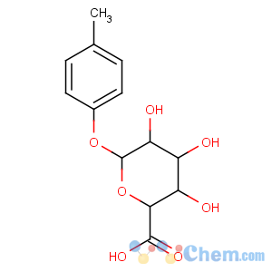 CAS No:17680-99-8 (2S,3S,4S,5R,6S)-3,4,5-trihydroxy-6-(4-methylphenoxy)oxane-2-carboxylic<br />acid