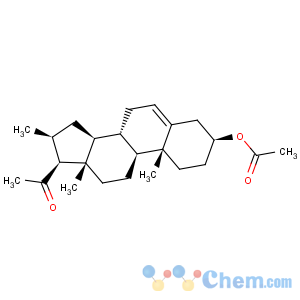 CAS No:1769-67-1 Pregn-5-en-20-one,3-(acetyloxy)-16-methyl-, (3b,16b)-