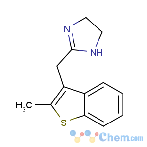 CAS No:17692-22-7 2-[(2-methyl-1-benzothiophen-3-yl)methyl]-4,5-dihydro-1H-imidazole