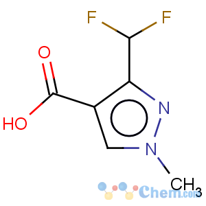 CAS No:176969-34-9 1H-Pyrazole-4-carboxylicacid, 3-(difluoromethyl)-1-methyl-