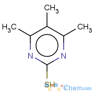 CAS No:17697-92-6 2(1H)-Pyrimidinethione,4,5,6-trimethyl-