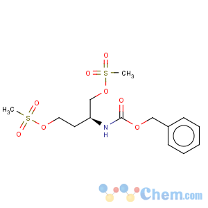 CAS No:176970-05-1 Carbamicacid, [(1S)-3-[(methylsulfonyl)oxy]-1-[[(methylsulfonyl)oxy]methyl]propyl]-,phenylmethyl ester (9CI)