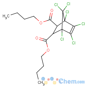 CAS No:1770-80-5 dibutyl 1,2,3,4,7,7-hexachlorobicyclo[2.2.1]hept-2-ene-5,6-dicarboxylate