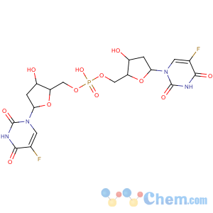 CAS No:17708-87-1 bis[[5-(5-fluoro-2,4-dioxopyrimidin-1-yl)-3-hydroxyoxolan-2-yl]methyl]<br />hydrogen phosphate