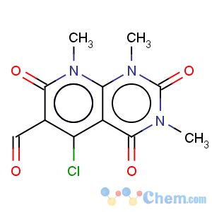 CAS No:177082-55-2 5-Chloro-1,3,8-trimethyl-2,4,7-trioxo-1,2,3,4,7,8-hexahydro-pyrido[2,3-d]pyrimidine-6-carbaldehyde