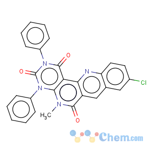 CAS No:177082-81-4 9-Chloro-5-methyl-2,4-diphenyl-4H,5H-2,4,5,12-tetraaza-benzo[a]anthracene-1,3,6-trione