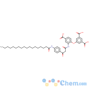 CAS No:17725-27-8 1,3-Benzenedicarboxylicacid,5-[4-carboxy-2-[[1,3-dioxo-3-[4-[(1-oxooctadecyl)amino]phenyl]propyl]amino]phenoxy]-