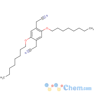 CAS No:177281-34-4 2-[4-(cyanomethyl)-2,5-dioctoxyphenyl]acetonitrile
