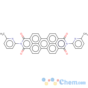 CAS No:17734-43-9 3,4,9,10-Perylenetetracarboxylic3,4:9,10-diimide, N,N'-bis(6-methyl-2-pyridyl)- (8CI)