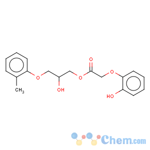 CAS No:17753-05-8 o-hydroxyphenoxyacetic acid 2-hydroxy-3-(o-tolyloxy)propyl ester