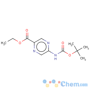 CAS No:177759-80-7 tert-Butyl 5-(ethoxycarbonyl)pyrazin-2-ylcarbamate