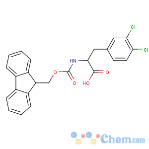 CAS No:177966-59-5 (2S)-3-(3,<br />4-dichlorophenyl)-2-(9H-fluoren-9-ylmethoxycarbonylamino)propanoic acid