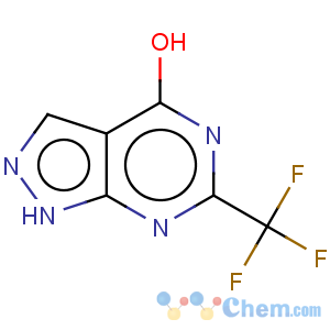 CAS No:1780-79-6 4H-Pyrazolo[3,4-d]pyrimidin-4-one,1,5-dihydro-6-(trifluoromethyl)-