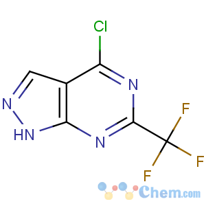 CAS No:1780-80-9 4-chloro-6-(trifluoromethyl)-1H-pyrazolo[3,4-d]pyrimidine
