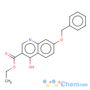 CAS No:17825-15-9 3-Quinolinecarboxylicacid, 4-hydroxy-7-(phenylmethoxy)-, ethyl ester