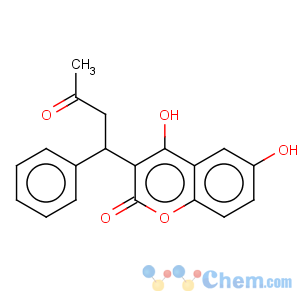 CAS No:17834-02-5 2H-1-Benzopyran-2-one,4,6-dihydroxy-3-(3-oxo-1-phenylbutyl)-