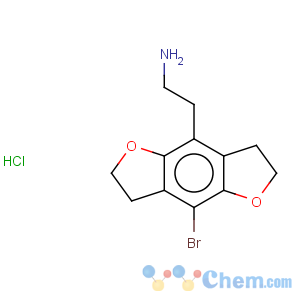 CAS No:178557-21-6 Benzo[1,2-b:4,5-b']difuran-4-ethanamine,8-bromo-2,3,6,7-tetrahydro-, hydrochloride (9CI)