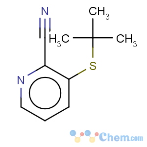 CAS No:178811-40-0 2-Pyridinecarbonitrile,3-[(1,1-dimethylethyl)thio]-