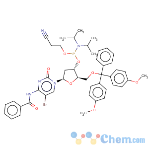 CAS No:178925-43-4 Cytidine,N-benzoyl-5'-O-[bis(4-methoxyphenyl)phenylmethyl]-5-bromo-2'-deoxy-,3'-[2-cyanoethyl bis(1-methylethyl)phosphoramidite] (9CI)