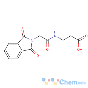 CAS No:17896-84-3 3-[[2-(1,3-dioxoisoindol-2-yl)acetyl]amino]propanoic acid