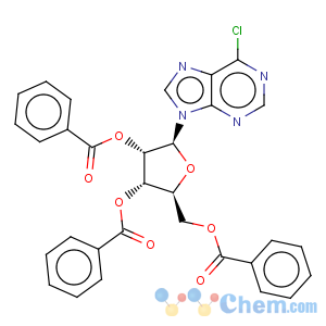 CAS No:179112-79-9 9H-Purine,6-chloro-9-(2,3,5-tri-O-benzoyl-b-L-ribofuranosyl)-