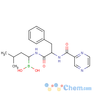 CAS No:179324-69-7 [(1R)-3-methyl-1-[[(2S)-3-phenyl-2-(pyrazine-2-carbonylamino)propanoyl]<br />amino]butyl]boronic acid