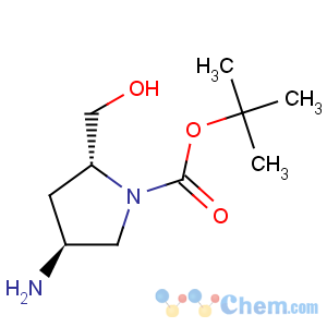 CAS No:179472-26-5 1-Pyrrolidinecarboxylicacid, 4-amino-2-(hydroxymethyl)-, 1,1-dimethylethylester, (2R,4S)-